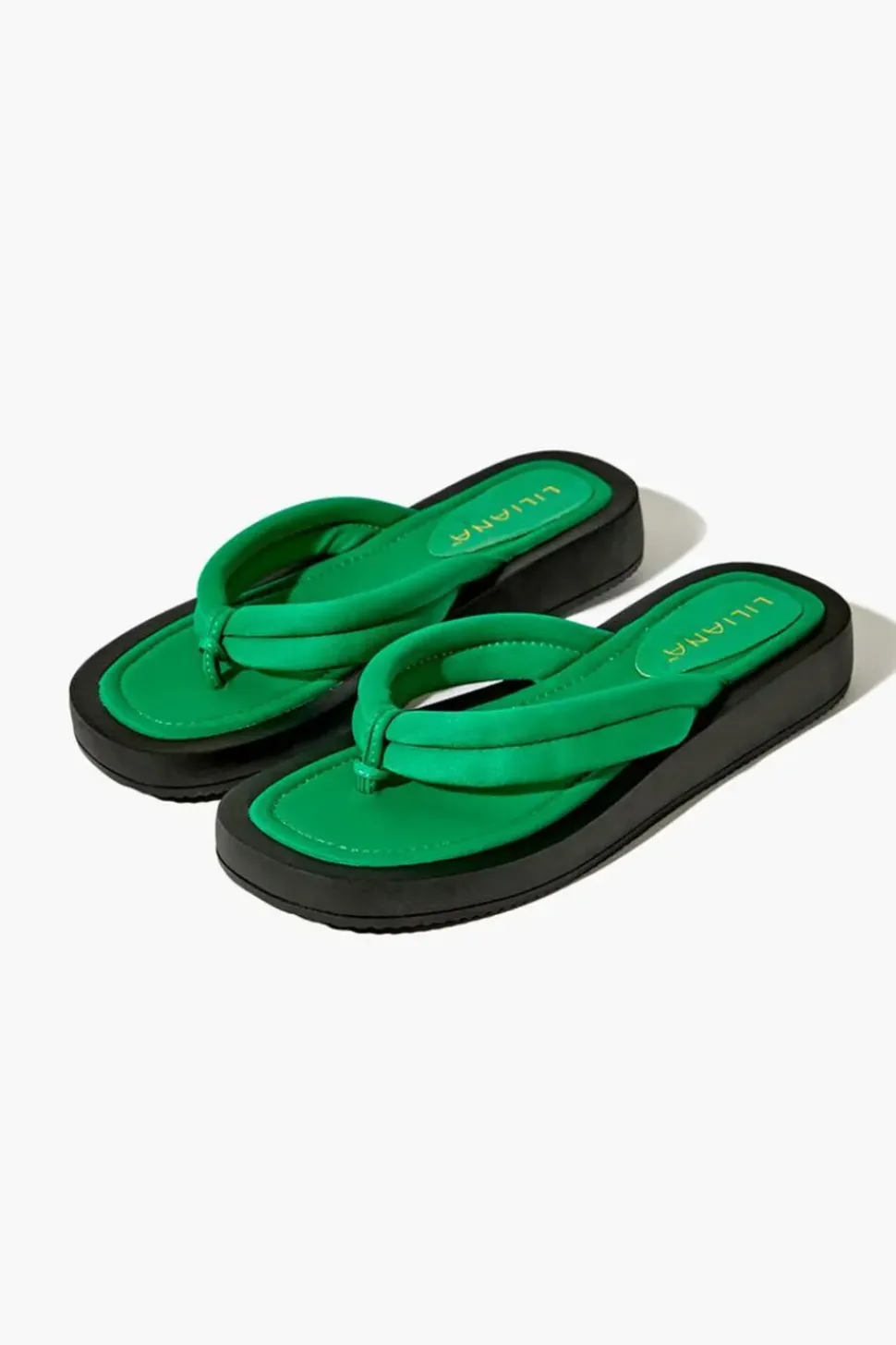 Low-Platform Thong Sandals