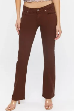 Low-Rise Bootcut Jeans