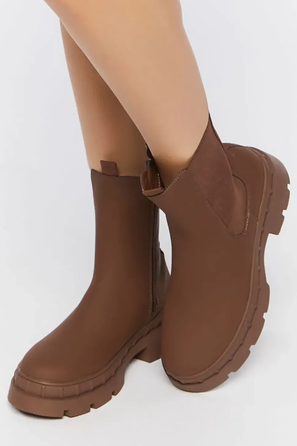 Lug-Sole Chelsea Boots