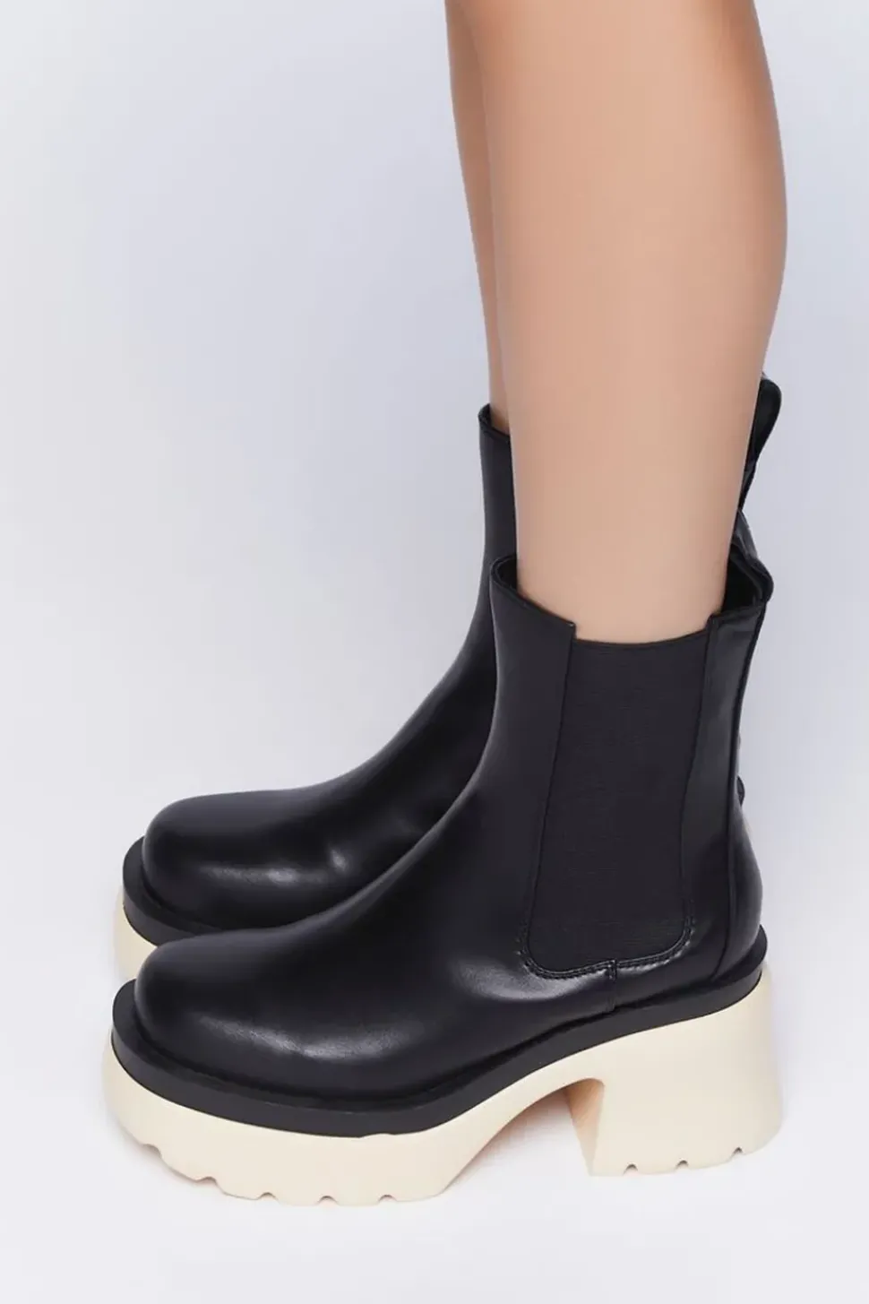 Lug-Sole Chelsea Boots