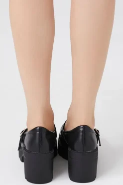 Lug Sole Mary Jane Heels