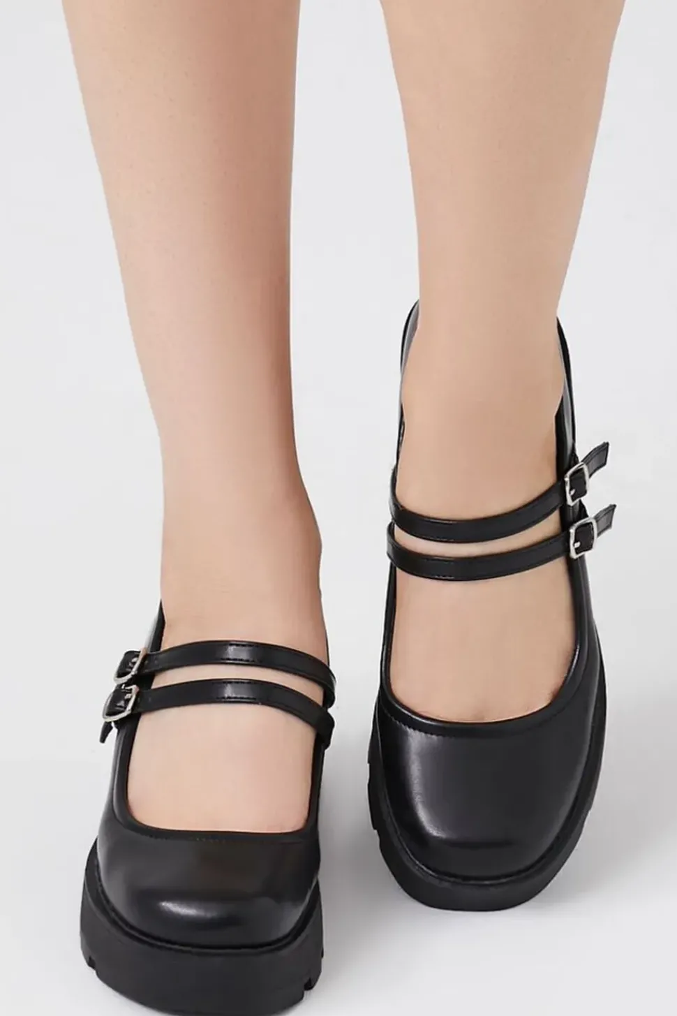 Lug Sole Mary Jane Heels