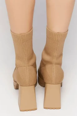 Lug-Sole Sock Booties