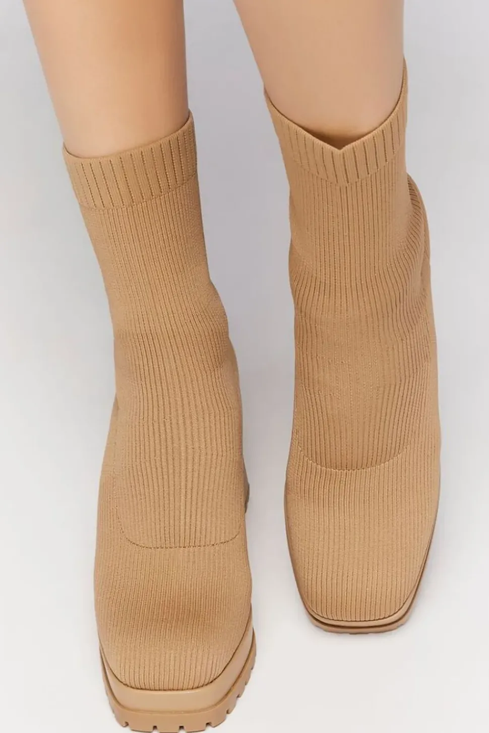 Lug-Sole Sock Booties