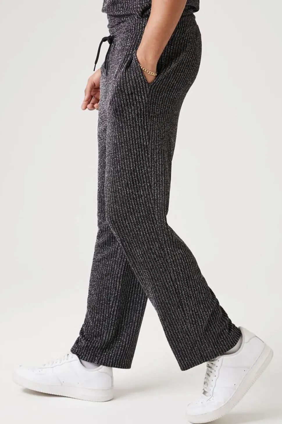 Lurex Ribbed Trousers