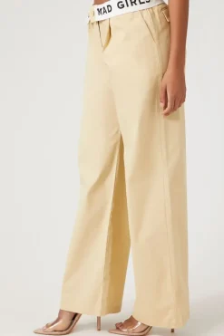 Mad Girls Graphic Wide-Leg Pants