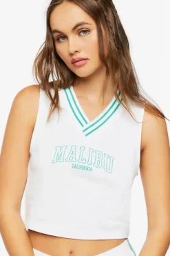 Malibu Graphic Crop Top