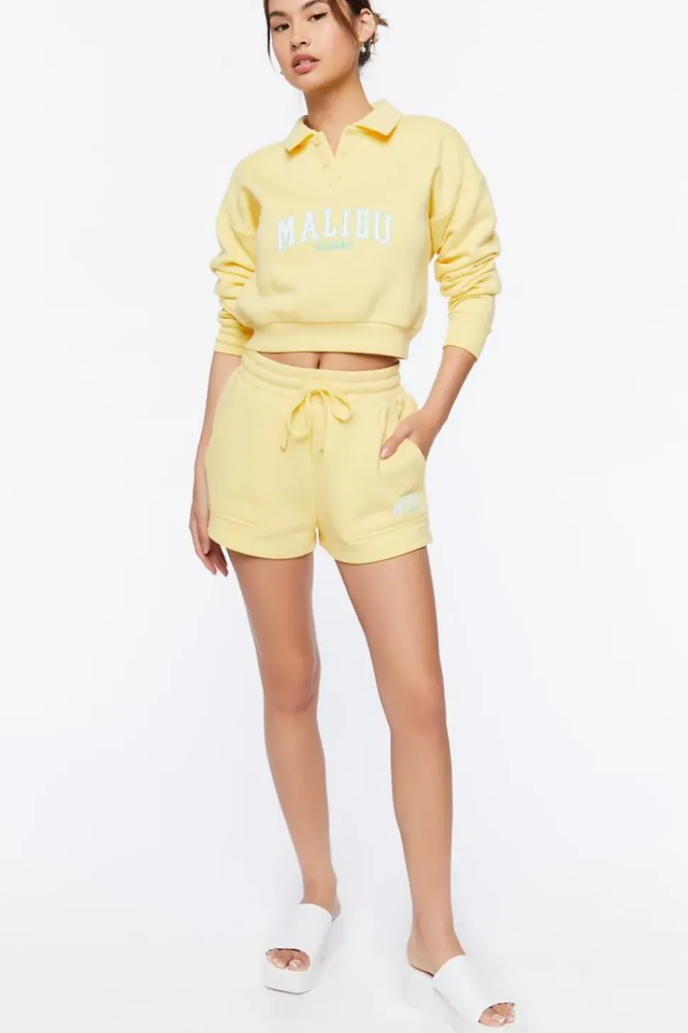 Malibu Graphic Half-Button Pullover
