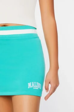 Malibu Graphic Mini Skirt