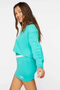 Malibu Graphic Raw-Cut Pullover