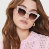 Marble Cat-Eye Sunglasses