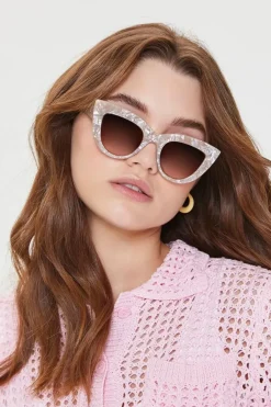 Marble Cat-Eye Sunglasses