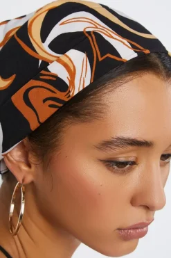 Marble Print Scarf Headwrap