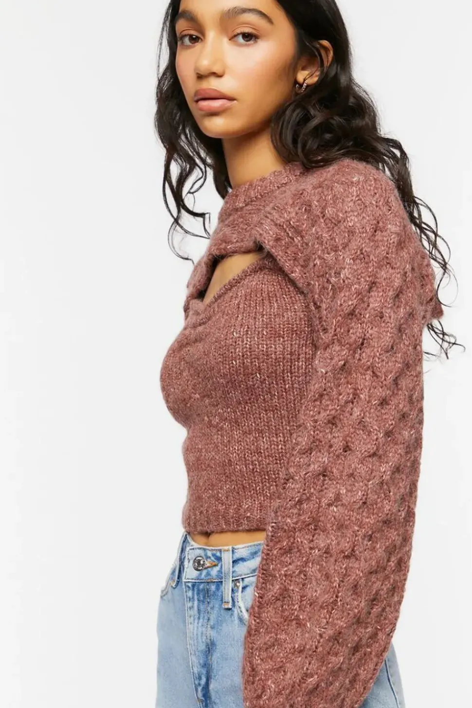 Marled Combo Sweater