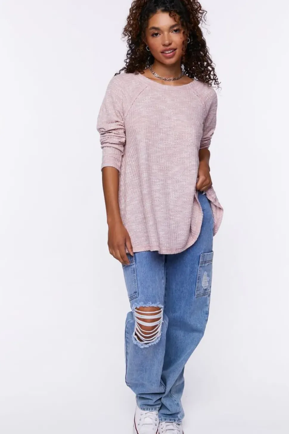 Marled Knit Tunic