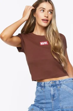 Marvel Embroidered Graphic Tee