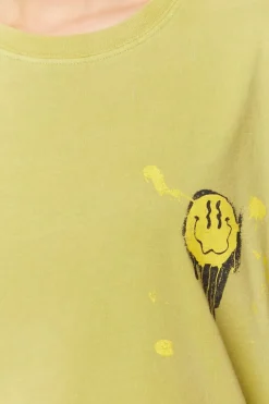 Melted Happy Face Graphic Tee