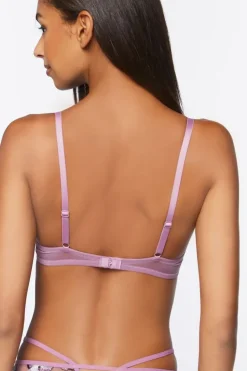 Mesh Butterfly Underwire Bra