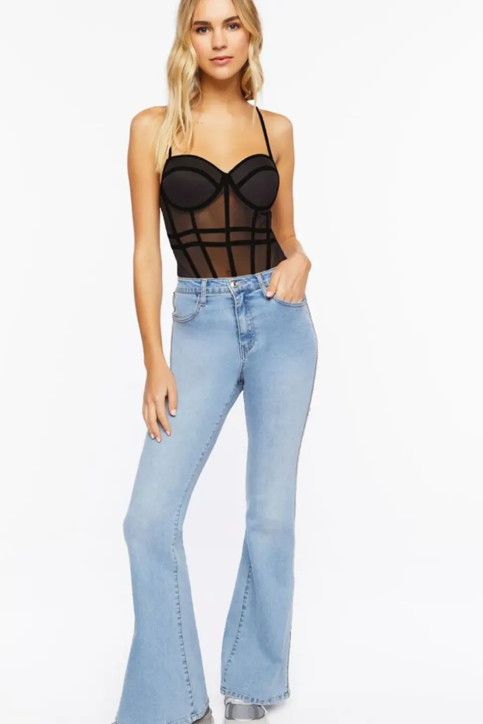 Mesh Caged Bodysuit