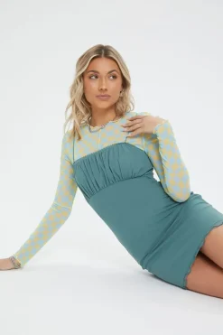 Mesh Cami Mini Dress
