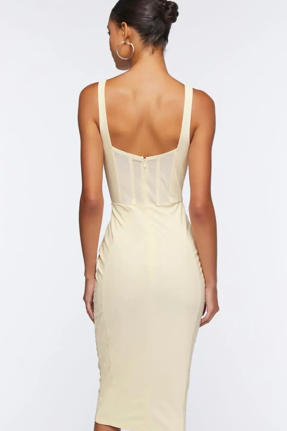 Mesh Corset Midi Dress