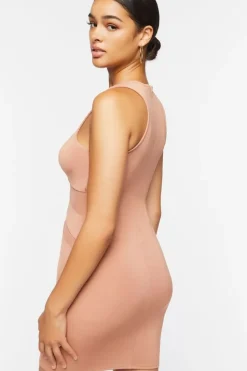 Mesh Cutout Mini Dress