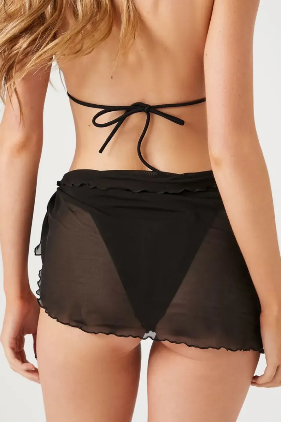 Mesh Swim Cover-Up Sarong
