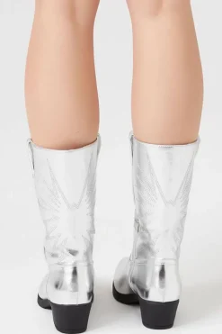 Metallic Cowboy Boots