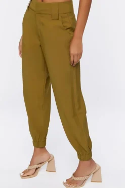 Mid-Rise Ankle Pants