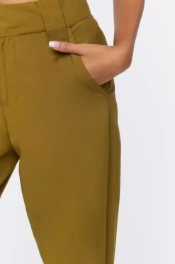 Mid-Rise Ankle Pants