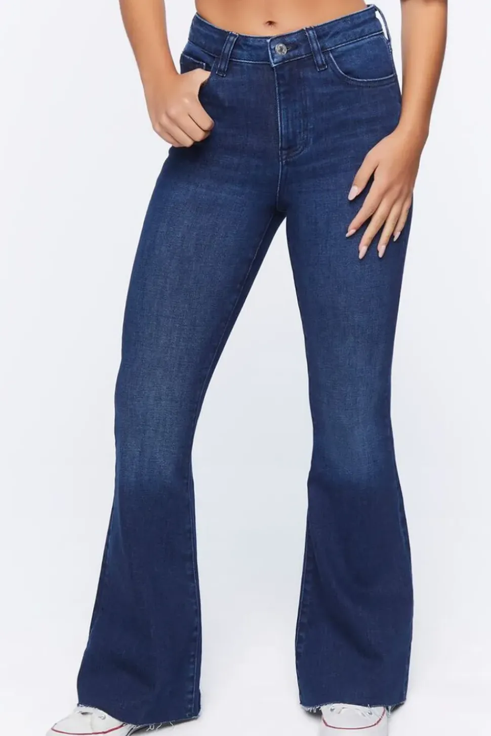 Mid-Rise Flare Jeans