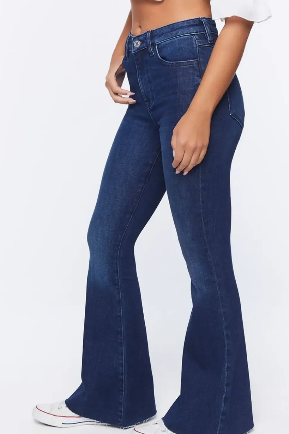 Mid-Rise Flare Jeans