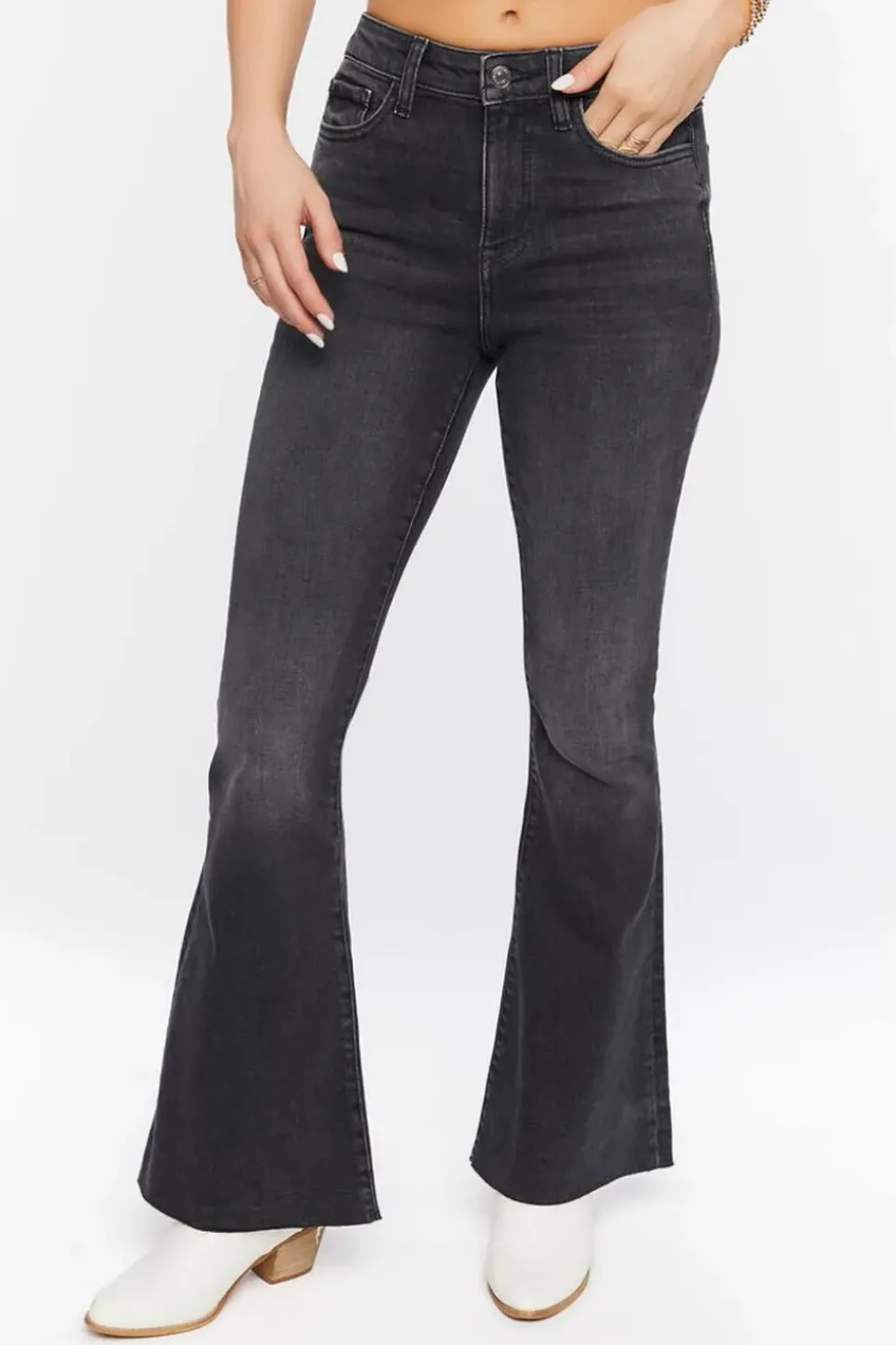 Mid-Rise Flare Jeans