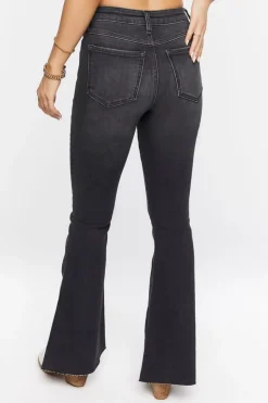 Mid-Rise Flare Jeans