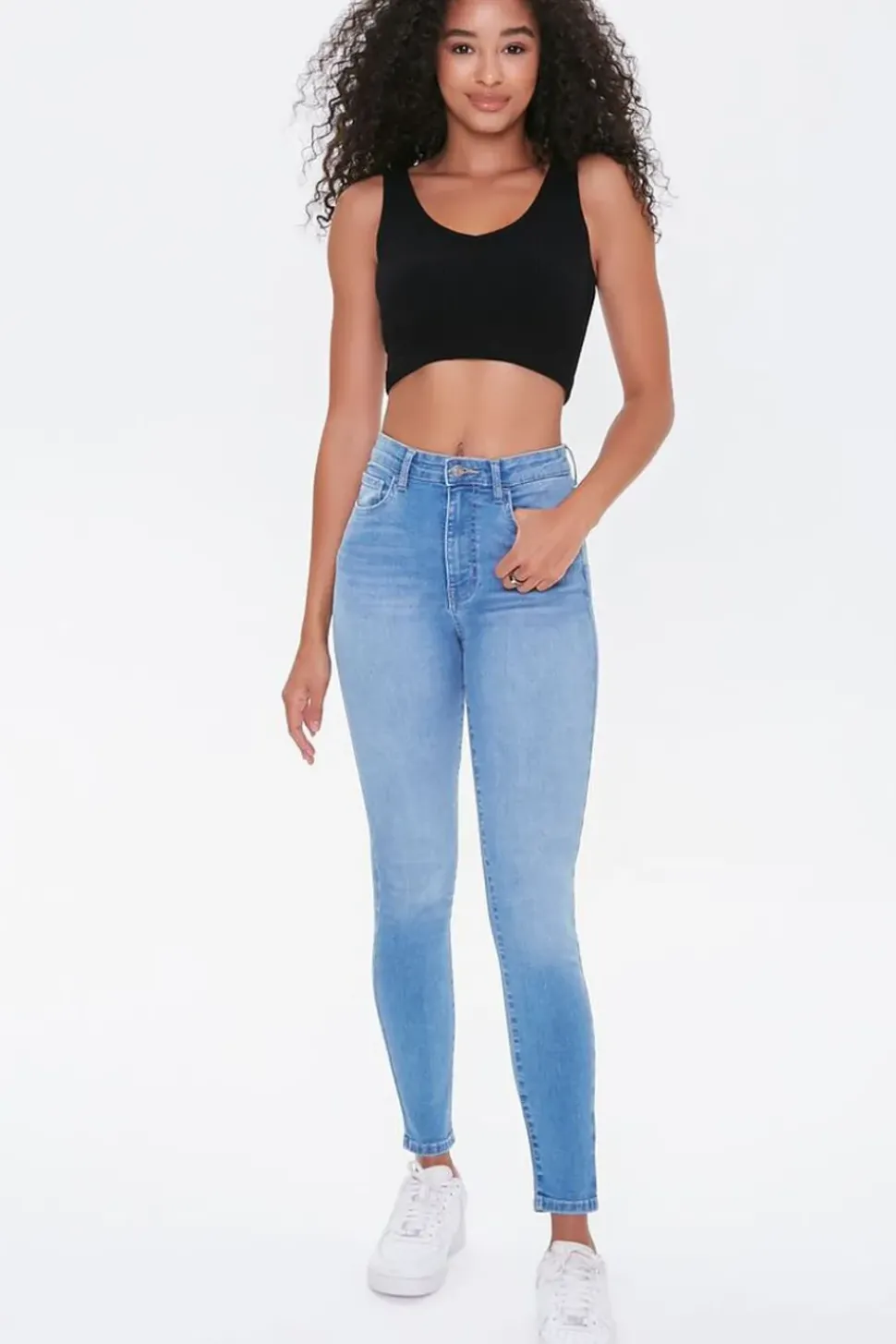 Mid-Rise Skinny Jeans
