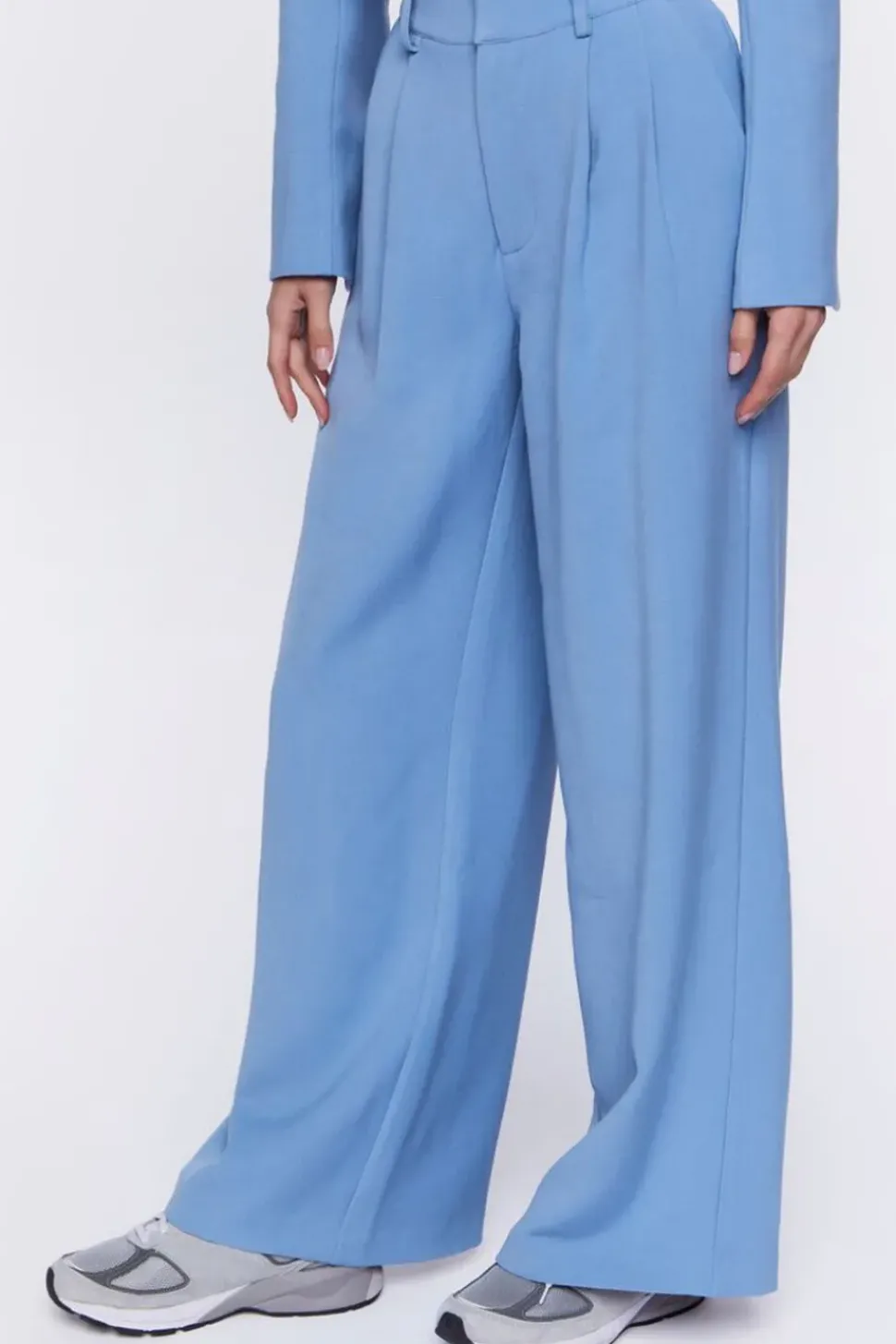 Mid-Rise Straight-Leg Trousers