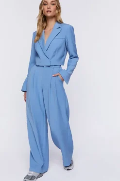 Mid-Rise Straight-Leg Trousers