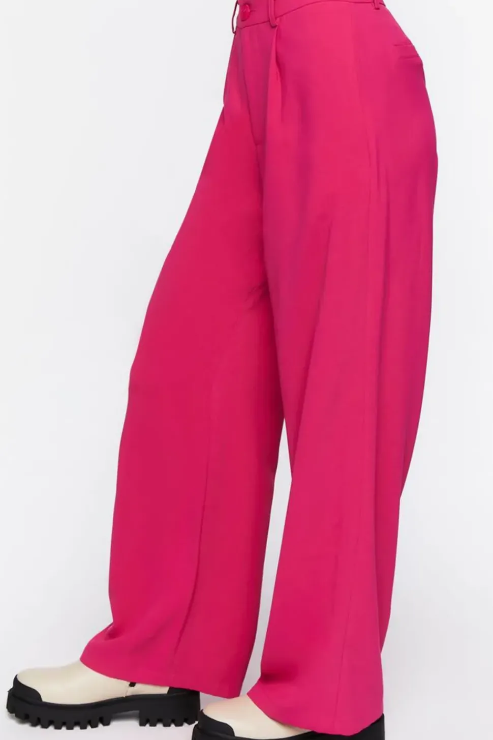 Mid-Rise Wide-Leg Pants