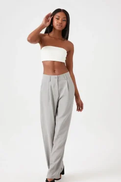 Mid-Rise Wide-Leg Pants
