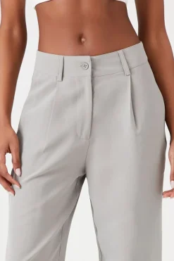Mid-Rise Wide-Leg Pants