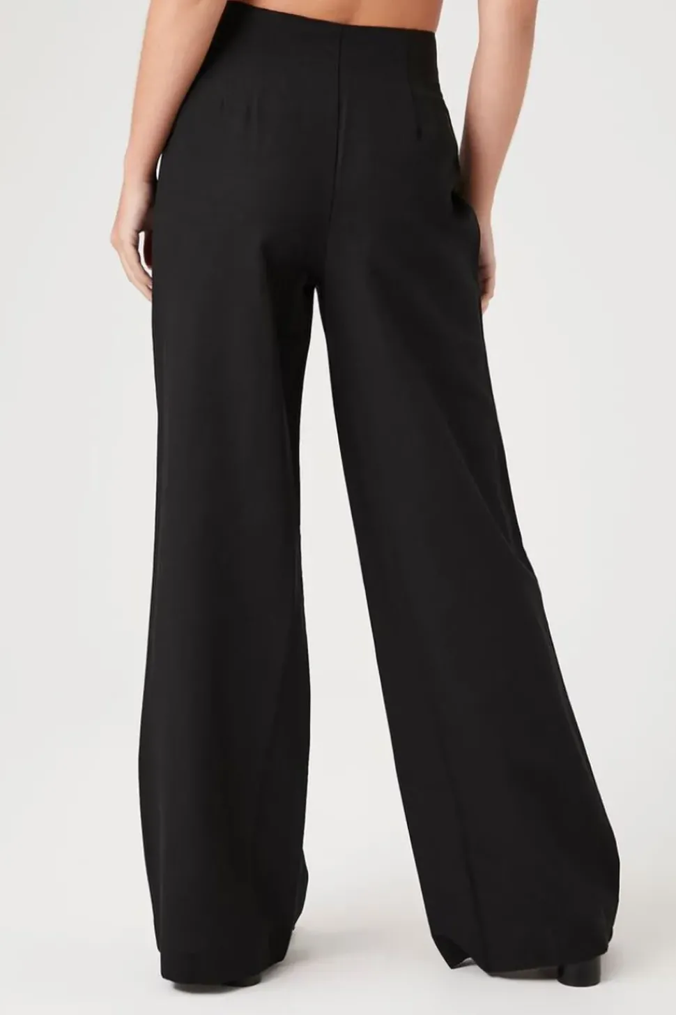 Mid-Rise Wide-Leg Pants