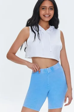 Mineral Wash Biker Shorts