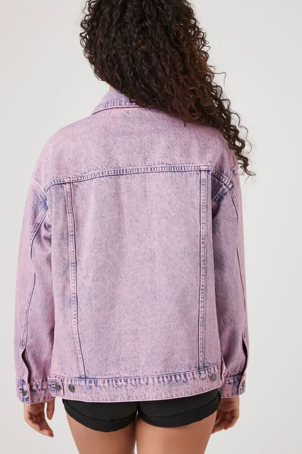 Mineral Wash Denim Trucker Jacket
