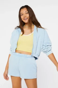 Mineral Wash French Terry Shorts