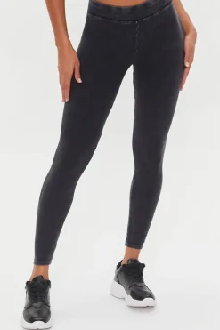 Mineral Wash Mid-Rise Leggings