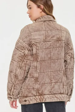 Mineral Wash Quilted Jacket