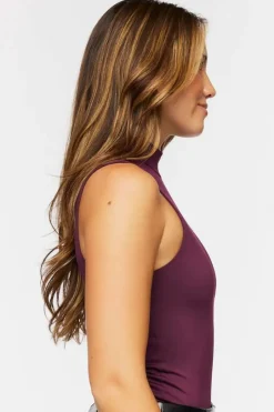 Mock Neck Sleeveless Bodysuit