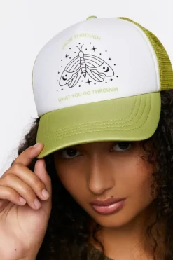 Moth Graphic Trucker Hat