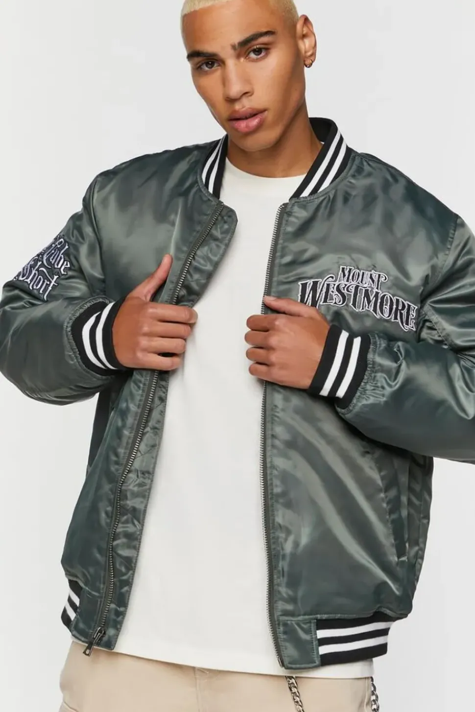 Mount Westmore Embroidered Varsity Jacket