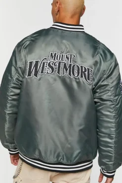 Mount Westmore Embroidered Varsity Jacket